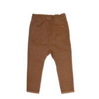 Twill fold-over chino