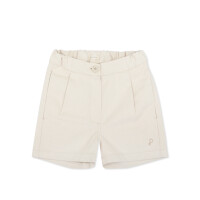 Undyed twill shorts