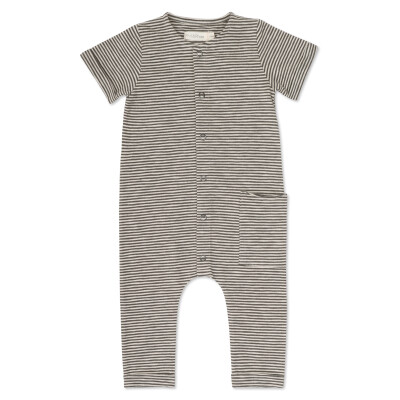 Pocket jumpsuit s/s stripes