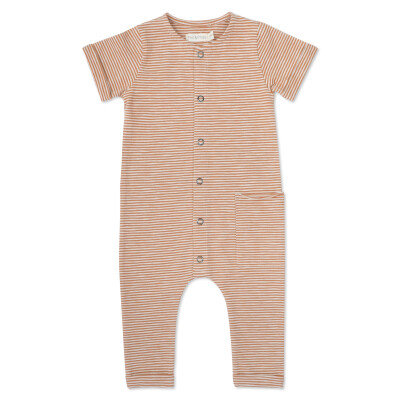 Pocket jumpsuit s/s stripes